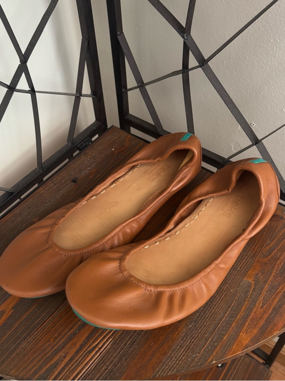 Tieks Ballet Flats Chestnut Brown size 11  in EUC